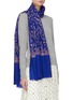 Figure View - Click To Enlarge - AKEE INTERNATIONAL - Jall pattern pashmina stole