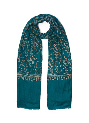Main View - Click To Enlarge - AKEE INTERNATIONAL - Jall pattern pashmina stole