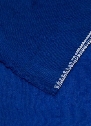Detail View - Click To Enlarge - AKEE INTERNATIONAL - Embroidered border stole scarf