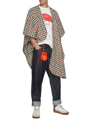Figure View - Click To Enlarge - JW ANDERSON - Gingham check scarf