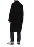 Back View - Click To Enlarge - JW ANDERSON - Double breast wool coat