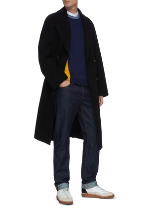 Figure View - Click To Enlarge - JW ANDERSON - Double breast wool coat