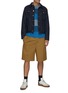 Figure View - Click To Enlarge - JW ANDERSON - Unwashed raw denim trucker jacket