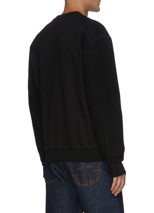Back View - Click To Enlarge - JW ANDERSON - Loop back cotton jersey sweatshirt