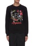 Main View - Click To Enlarge - ALEXANDER MCQUEEN - Skull floral embroidered sweatshirt