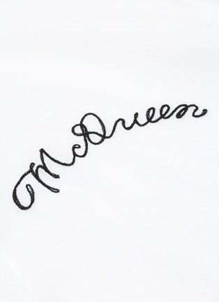  - ALEXANDER MCQUEEN - Logo embroidered shirt