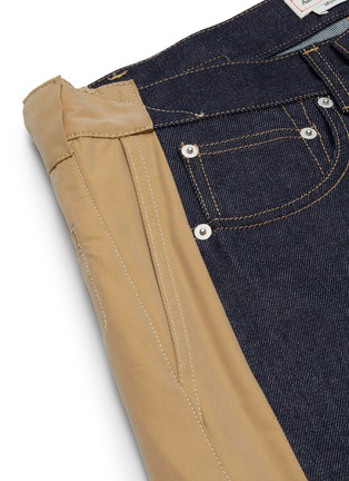  - ALEXANDER MCQUEEN - Hybrid trench panel jeans