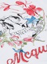  - ALEXANDER MCQUEEN - Skull floral embroidered T-shirt