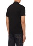 Back View - Click To Enlarge - ALEXANDER MCQUEEN - SKULL EMBROIDERED PATCH POLO SHIRT