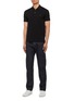 Figure View - Click To Enlarge - ALEXANDER MCQUEEN - SKULL EMBROIDERED PATCH POLO SHIRT