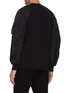 Back View - Click To Enlarge - ALEXANDER MCQUEEN - Pocket bomber sleeve hybrid top