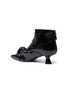  - MERCEDES CASTILLO - 'Noemi' knot detail patent leather boots
