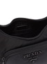 Detail View - Click To Enlarge - PRADA - Passementerie strap nylon crescent shoulder bag