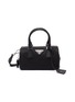 Main View - Click To Enlarge - PRADA - 'Mini Boston' handbag with Saffiano pouch