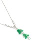 Figure View - Click To Enlarge - SAMUEL KUNG - Diamond jade 18k white gold frog pendant necklace