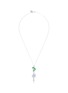 Main View - Click To Enlarge - SAMUEL KUNG - Diamond jade jadeite 18k white gold necklace