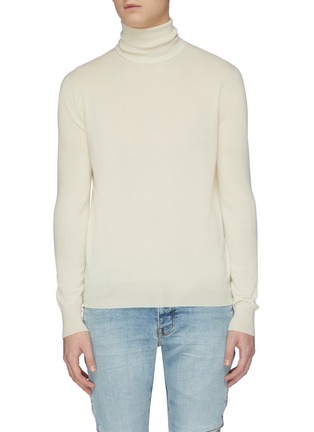 Main View - Click To Enlarge - AMIRI - Turtleneck wool knit sweater