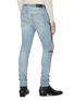 Back View - Click To Enlarge - AMIRI - 'MX2' bandana knee zip jeans