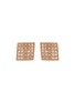 Main View - Click To Enlarge - ROBERTO COIN - Roman Barocco' diamond 18k rose gold earrings