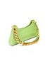 Figure View - Click To Enlarge - APEDE MOD - 'Froggy' chain embellished croc-embossed leather bag