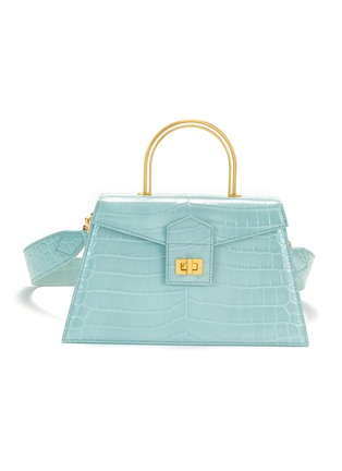 Main View - Click To Enlarge - APEDE MOD - Large Le Book croc-embossed leather structured bag