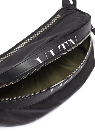 Detail View - Click To Enlarge - VALENTINO GARAVANI - Valentino Garavani VLTN logo print nylon waistbag