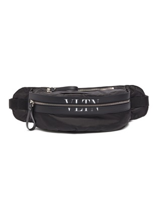 Main View - Click To Enlarge - VALENTINO GARAVANI - Valentino Garavani VLTN logo print nylon waistbag