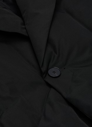  - CORNERSTONE - Notch lapel double spiral quilt back coat