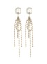 Main View - Click To Enlarge - VENNA - Crystal ball chain drop earrings