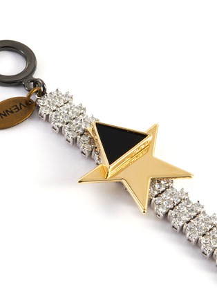 Detail View - Click To Enlarge - VENNA - Triangle star embellished zircon chain bracelet
