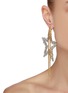 Figure View - Click To Enlarge - VENNA - Crystal star fringe drop earrings