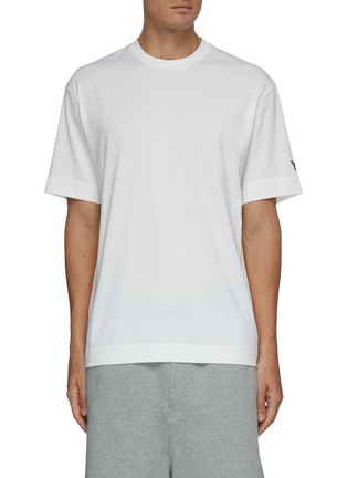 Main View - Click To Enlarge - Y-3 - Logo print back cotton T-shirt