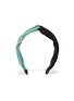 Main View - Click To Enlarge - VENNA - Double zircon clip embellishment bi-colour headband