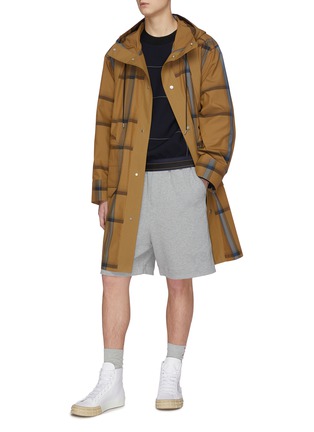 Figure View - Click To Enlarge - 3.1 PHILLIP LIM - Check hood parka
