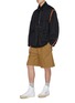 Figure View - Click To Enlarge - 3.1 PHILLIP LIM - Contrast tape back flap windbreaker