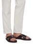 Figure View - Click To Enlarge - MALONE SOULIERS - Gabriel cross strap leather flat sandals