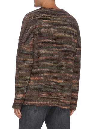 Back View - Click To Enlarge - OUR LEGACY - Mix Yarn Crewneck Sweater