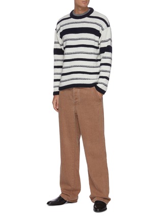 Figure View - Click To Enlarge - OUR LEGACY - 'Sonar' striped sweater