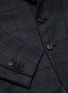  - ISAIA - Gregory notch lapel check wool blend blazer