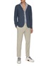 Figure View - Click To Enlarge - ISAIA - 'Milano' Check Spread Collar Cotton Shirt