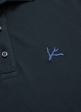  - ISAIA - Logo embroidered cotton polo shirt