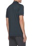 Back View - Click To Enlarge - ISAIA - Logo embroidered cotton polo shirt