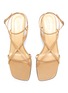 Detail View - Click To Enlarge - BY FAR - 'Kersti' strappy suede leather heels sandals