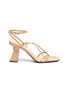 Main View - Click To Enlarge - BY FAR - 'Kersti' strappy suede leather heels sandals