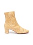 Main View - Click To Enlarge - BY FAR - Sofia snake embossed leather ankle boots