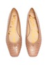 Detail View - Click To Enlarge - SAM EDELMAN - 'Jillie' croc embossed leather flats