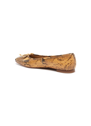  - SAM EDELMAN - 'Jillie' snake embossed leather flats