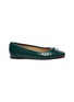 Main View - Click To Enlarge - SAM EDELMAN - 'Jillie' croc embossed leather flats