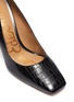 Detail View - Click To Enlarge - SAM EDELMAN - 'Beth' croc embossed leather pumps