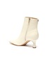  - SAM EDELMAN - 'Lizzo' square toe leather ankle boots